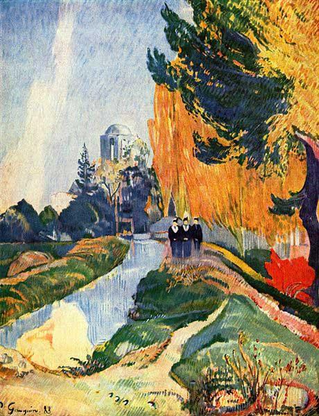 Paul Gauguin Les Alyscamps china oil painting image